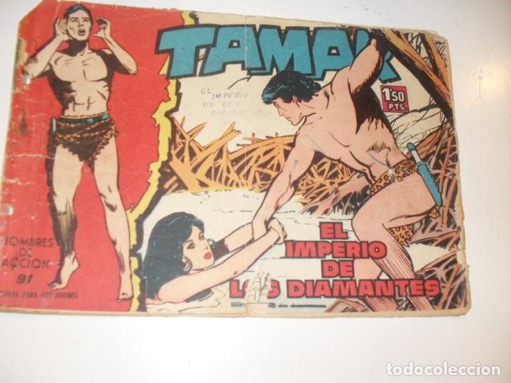 TAMAR 91.ORIGINAL APAISADO,EDICIONES TORAY,AÑO 1961. (Tebeos y Comics - Toray - Tamar)