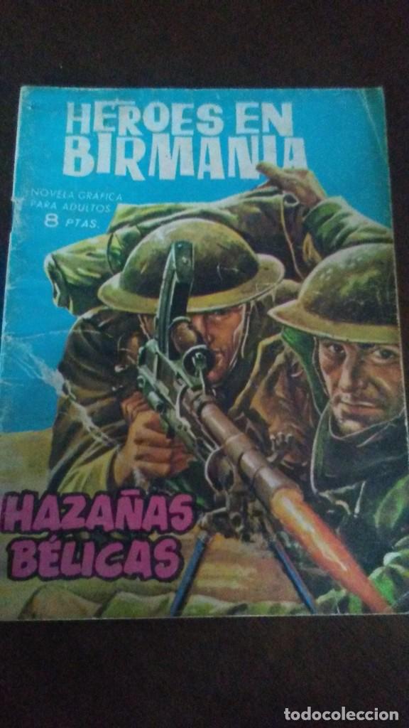 Tebeos: HAZA&Ntilde;AS BELICAS - HEROES EN BIRMANIA - Foto 1