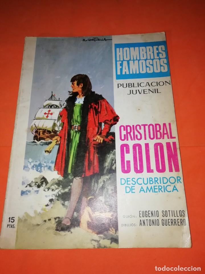 Tebeos: HOMBRES FAMOSOS. Nº 11. CRISTOBAL COLON. EDICIONES TORAY 1969 - Foto 1 - 297355898
