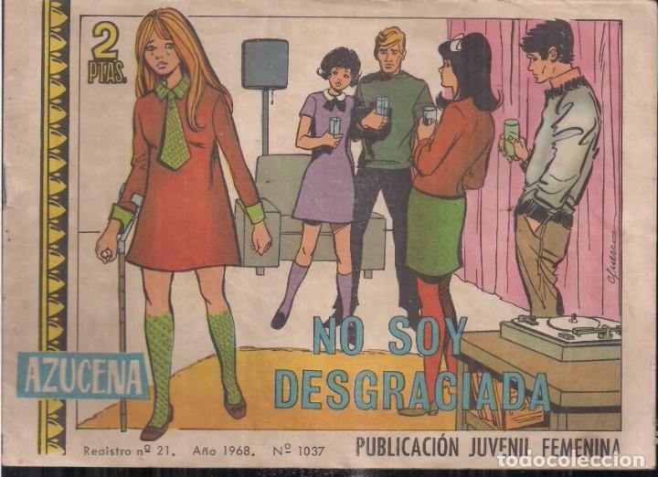 Tebeos: AZUCENA N&ordm; 1037: NO SOY DESGRACIADA - Foto 1