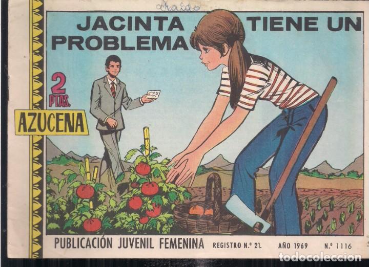 Tebeos: AZUCENA N&deg; 1116: JACINTA TIENE UN PROBLEMA - Foto 1