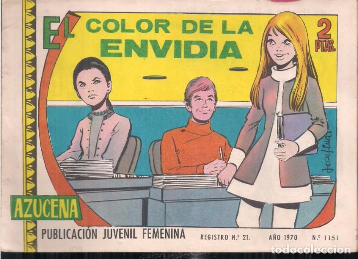Tebeos: AZUCENA N&deg; 1151: EL COLOR DE LA ENVIDIA - Foto 1