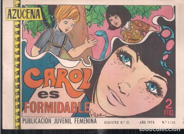 Tebeos: AZUCENA N&deg; 1158: CAROL ES FORMIDABLE - Foto 1