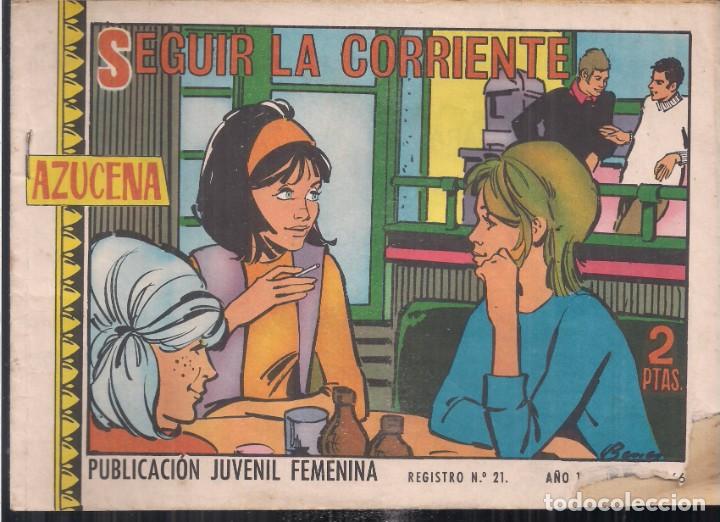 Tebeos: AZUCENA N&deg; 1166: SEGUIR LA CORRIENTE - Foto 1