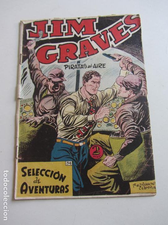 Tebeos: JIM GRAVES N&ordm; 34. TORAY 1954. sdx24 - Foto 1