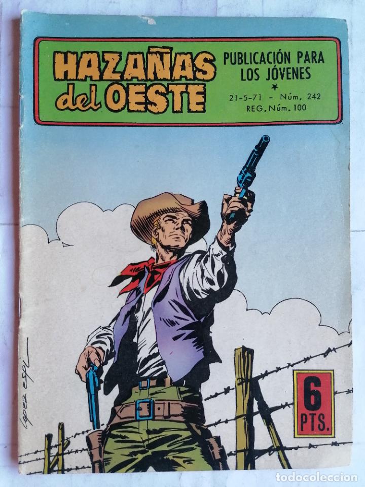 Tebeos: HAZA&Ntilde;AS DEL OESTE - PRADERA EN LLAMAS, N&ordm; 242, EDICIONES TORAY, 1971 - Foto 1