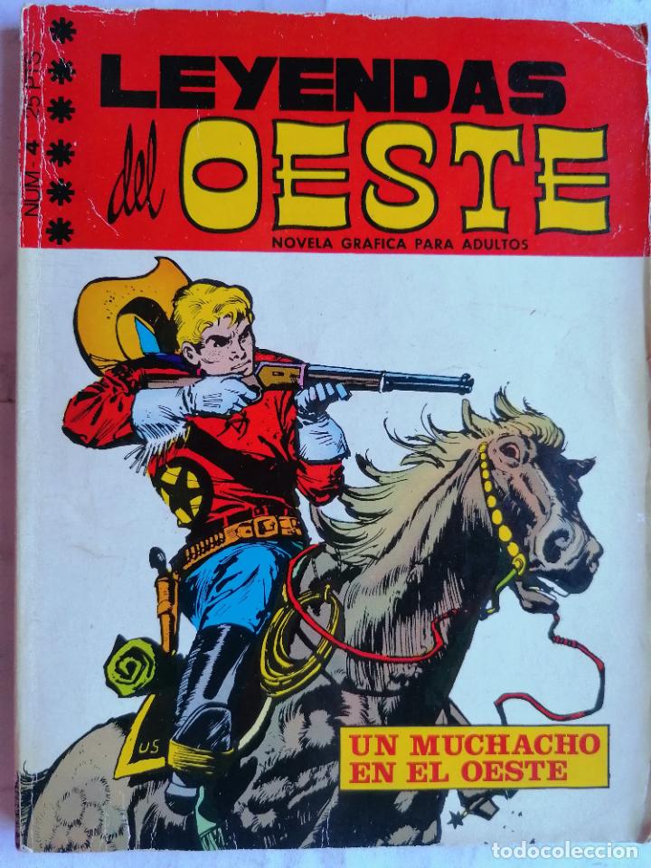 Tebeos: LEYENDAS DEL OESTE - UN MUCHACHO EN EL OESTE, N&ordm; 4, 1970 - Foto 1
