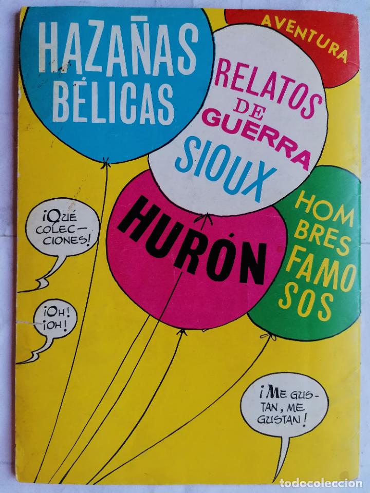 Tebeos: HAZA&Ntilde;AS DEL OESTE - ORO VERDE, N&ordm; 173, EDICIONES TORAY, 1968 - Foto 2