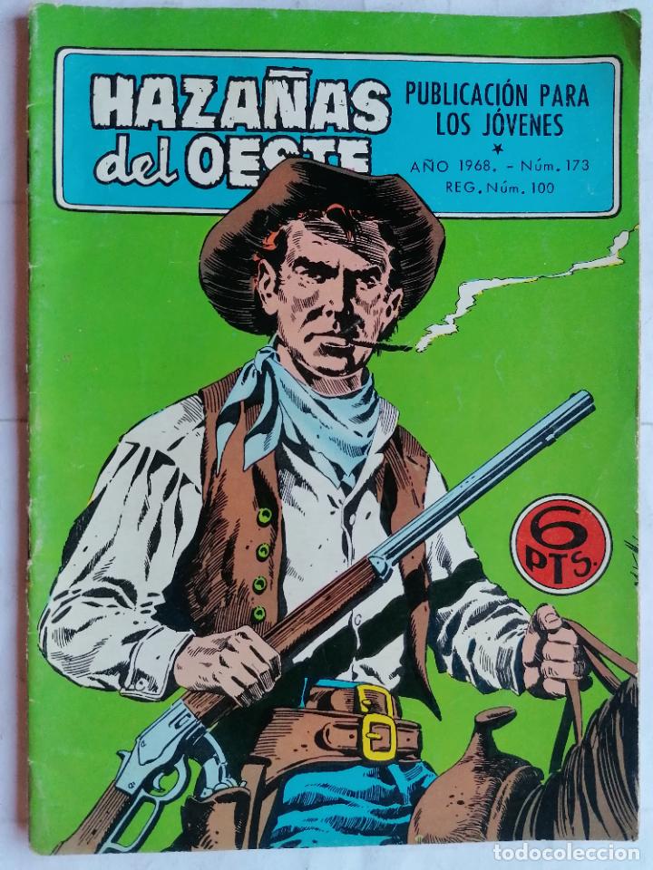 Tebeos: HAZA&Ntilde;AS DEL OESTE - ORO VERDE, N&ordm; 173, EDICIONES TORAY, 1968 - Foto 1