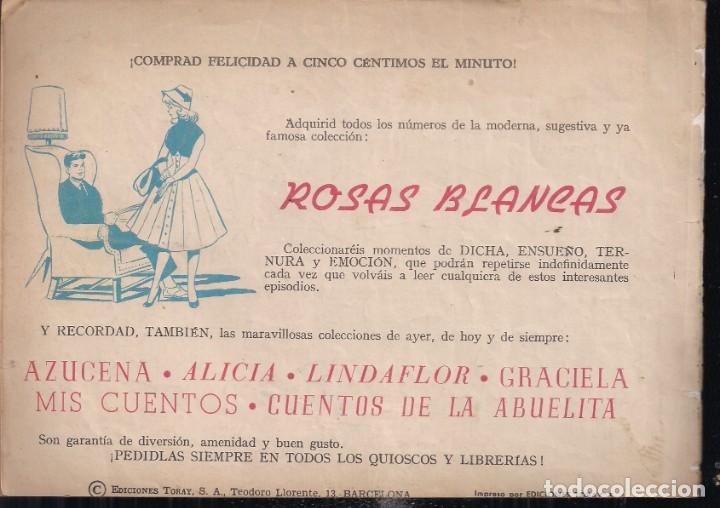Tebeos: ROSAS BLANCAS N&ordm; 5: TENIAS QUE SER T&Uacute; - Foto 2