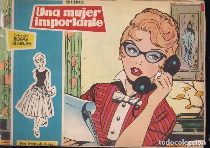 Tebeos: ROSAS BLANCAS N&ordm; 19: UNA MUJER IMPORTANTE - Foto 1