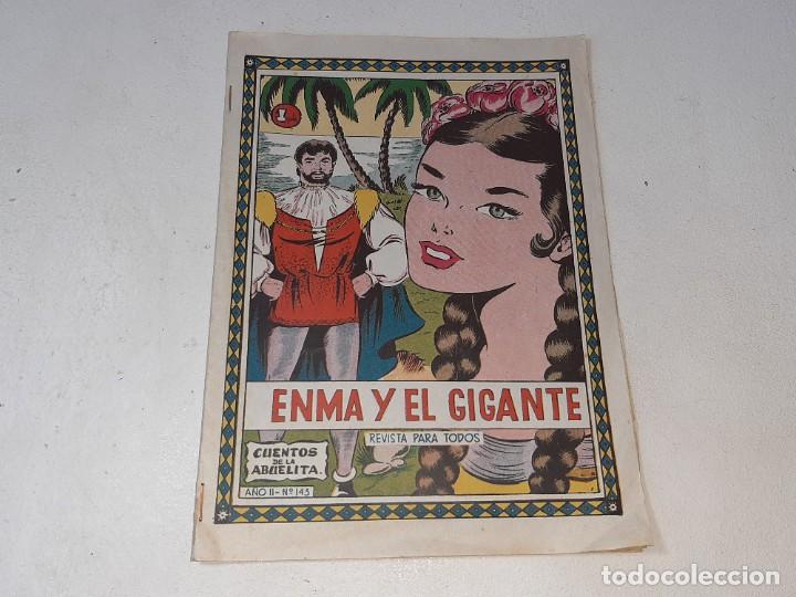 Tebeos: CUENTOS DE LA ABUELITA AÑO II Nº 143 - EMMA Y EL GIGANTE - EDITORIAL TORAY AÑOS 50