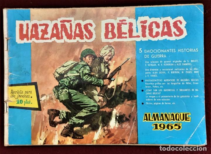 HAZAÑAS BÉLICAS ALMANAQUE 1965 EDICIONES TORAY 1965 ORIGINAL. NORMAL (Tebeos y Comics - Toray - Hazañas Bélicas)