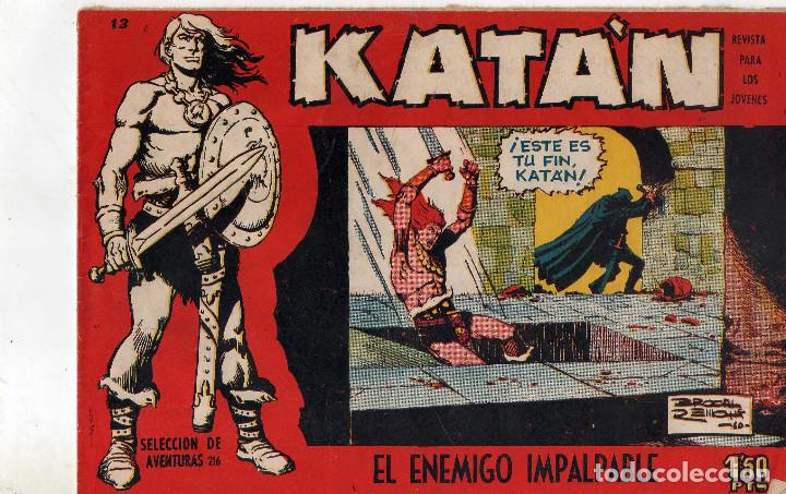 Tebeos: KATAN Nº 13 DE LA 1ª EDICION DE 1960 - Foto 1 - 304487603