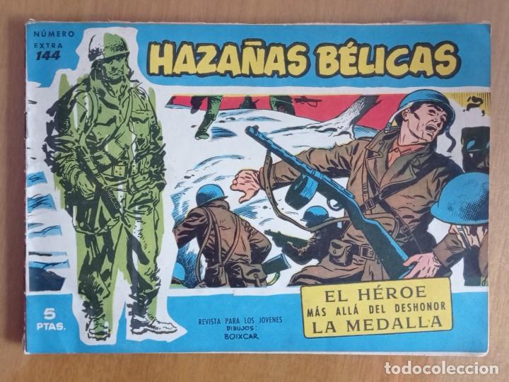Tebeos: HAZA&Ntilde;AS B&Eacute;LICAS. NUMERO EXTRA 144.AZUL - Foto 1