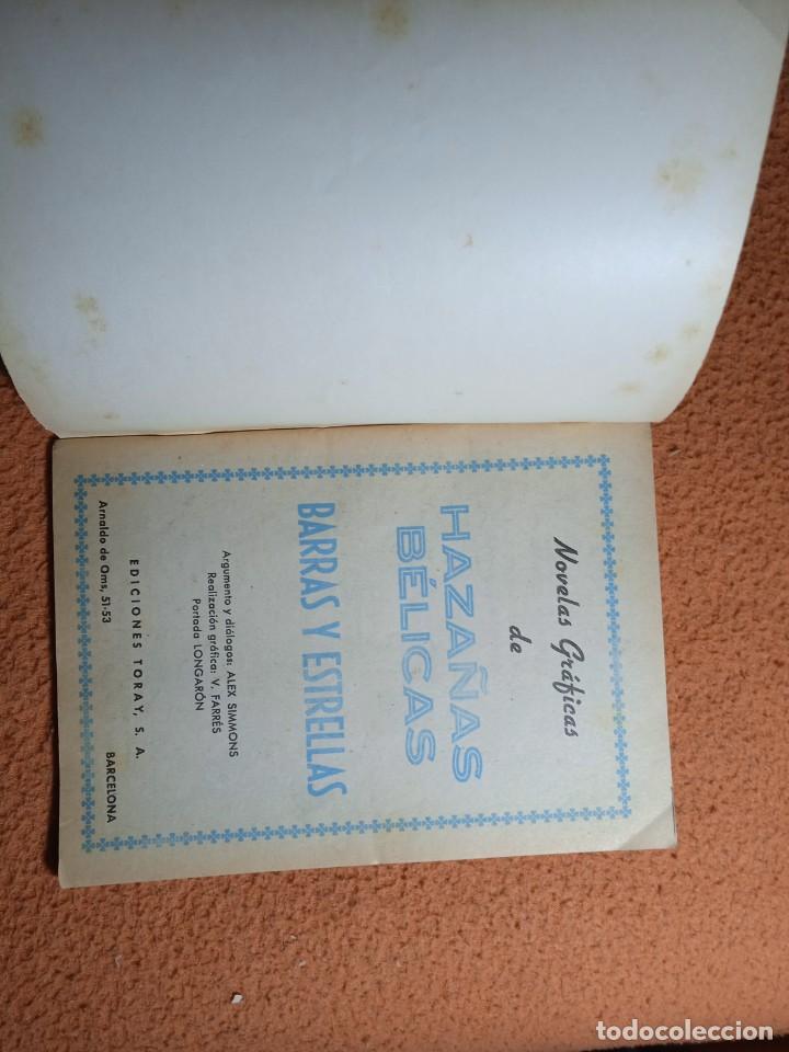 Tebeos: HAZA&Ntilde;AS BELICAS N&ordm; 41 - BARRAS Y ESTRELLAS - TORAY - Foto 2