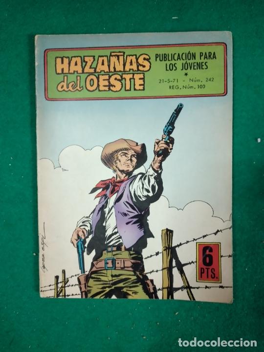 Tebeos: HAZA&Ntilde;AS DEL OESTE N&ordm; 242. EDICIONES TORAY 1971 - Foto 1