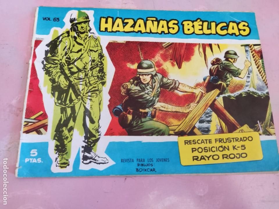 Tebeos: Haza&ntilde;as B&eacute;licas (Azul) N&ordm; 63 TORAY - Foto 1