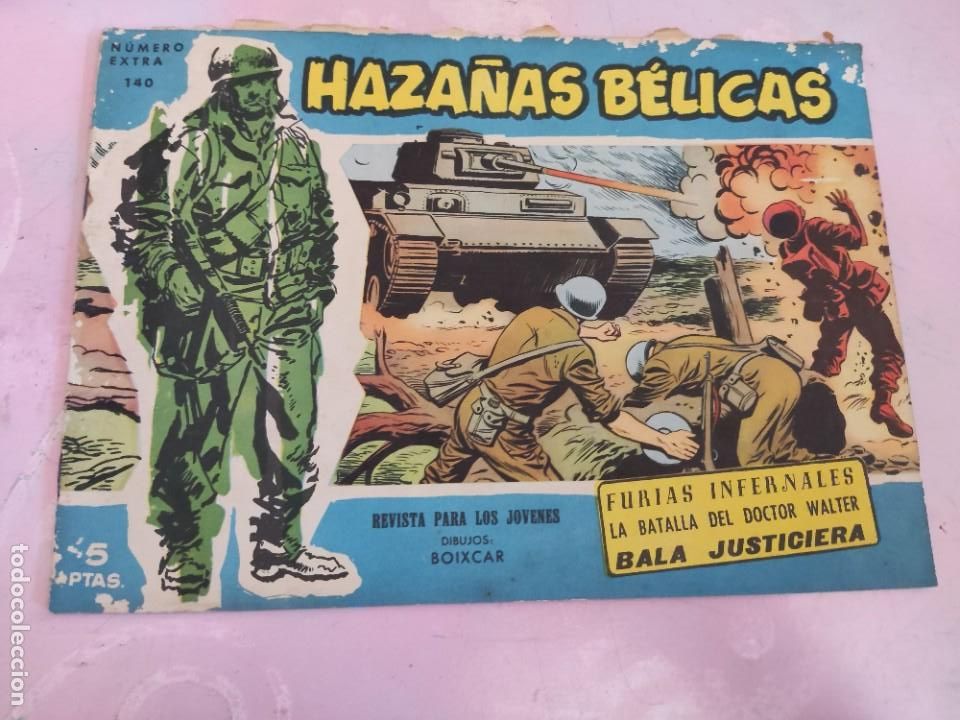 Tebeos: Haza&ntilde;as B&eacute;licas (Azul) N&ordm; 140 TORAY - Foto 1