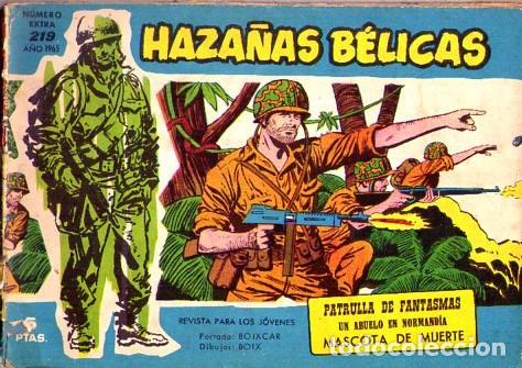Tebeos: Haza&ntilde;as Belicas (Azul) (Toray) N&ordm; 219 de encuadernacion - Foto 1