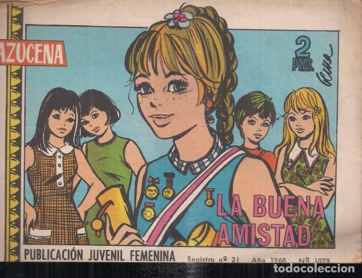 Tebeos: AZUCENA N&deg; 1079: LA BUENA AMISTAD - Foto 1