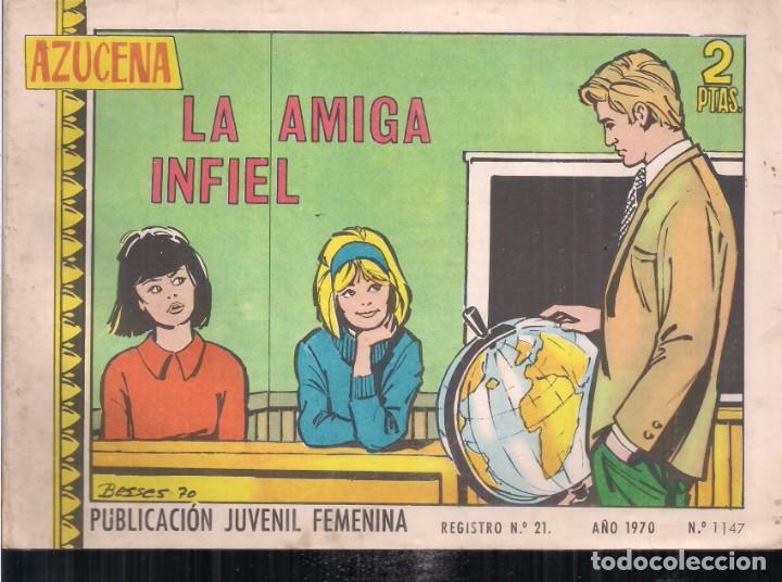 Tebeos: AZUCENA N&deg; 1147: LA AMIGA INFIEL - Foto 1