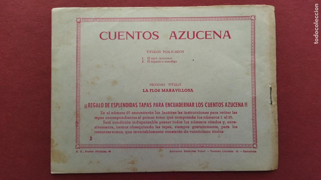 Tebeos: AZUCENA N&ordm; 2 - EL ZAPATERO MENDIGO - - Foto 3