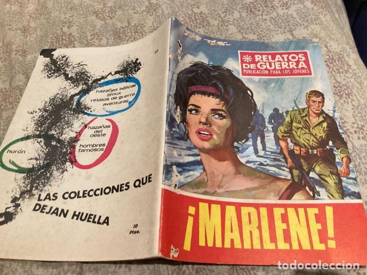 Tebeos: RELATOS DE GUERRA N&ordm; 180- MARLENE - EDICIONES TORAY - 1969 - Foto 1