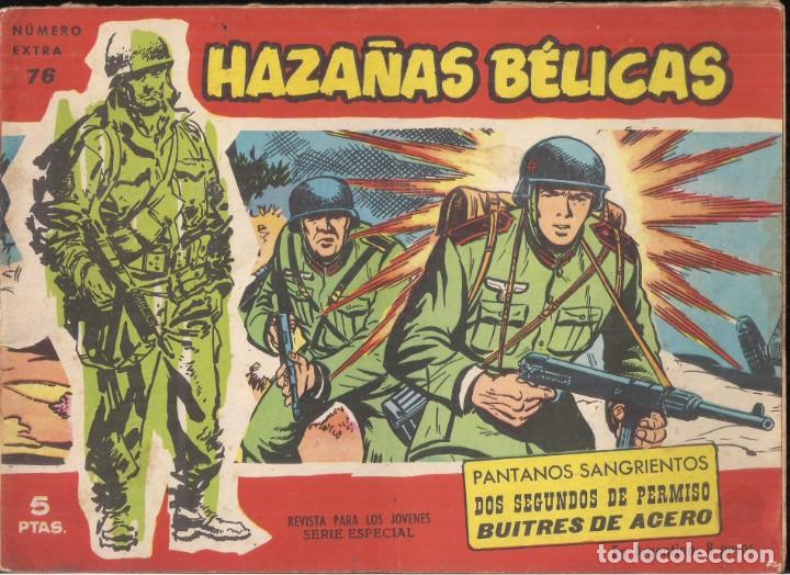 Tebeos: HAZA&Ntilde;AS BELICAS EXTRA ROJA N&ordm; 76 - Foto 1