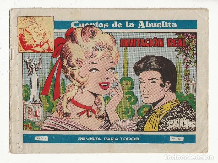 Tebeos: CUENTOS DE LA ABUELITA Nº 251 - INVITACIÓN REAL - TORAY 1960