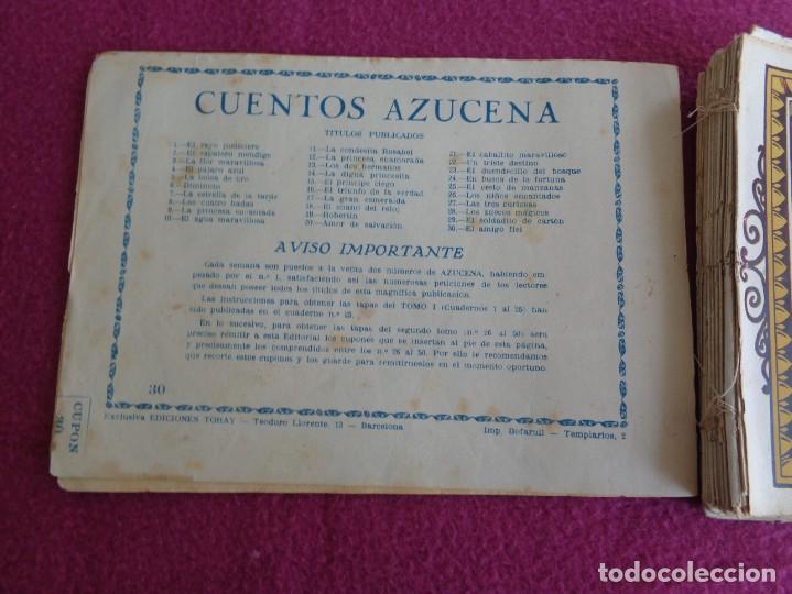Tebeos: CUENTOS AZUCENA - TOMO CON 20 NUMEROS - TORAY 30 al 49 - Foto 3