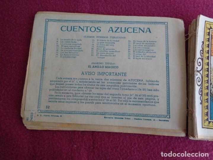 Tebeos: CUENTOS AZUCENA - TOMO CON 20 NUMEROS - TORAY 30 al 49 - Foto 9