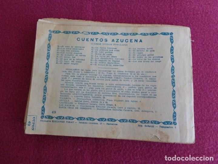 Tebeos: CUENTOS AZUCENA - TOMO CON 20 NUMEROS - TORAY 30 al 49 - Foto 27