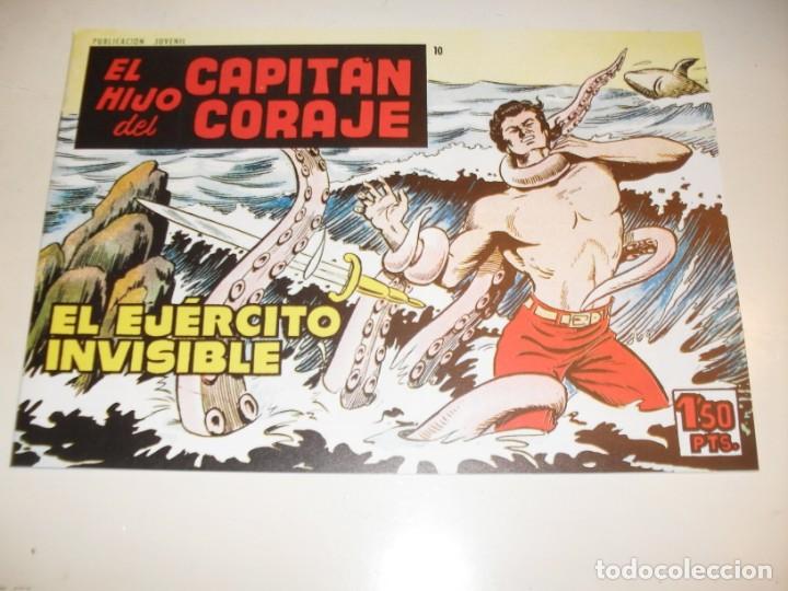 Tebeos: FACSIMIL EL HIJO DEL CAPITAN CORAJE N&ordm;10(DE 52).toray ediciones,a&ntilde;o 1959.IMPECABLE. - Foto 1