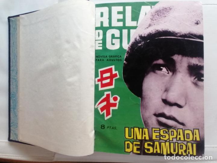 Tebeos: LIBRO ENCUADERNADO CON 13 NUMEROS RELATOS DE GUERRA - Foto 1