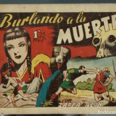 Tebeos: ZARPA DE LEON Nº 10 - BURLANDO A LA MUERTE - TORAY 1949 - ORIGINAL. Lote 342378163