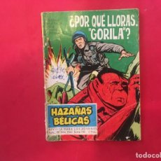 Tebeos: COMIC HAZAÑAS BELICAS DE 1965 EDICIONES TORAY Nº 168 SERIE GORILA. Lote 342407183