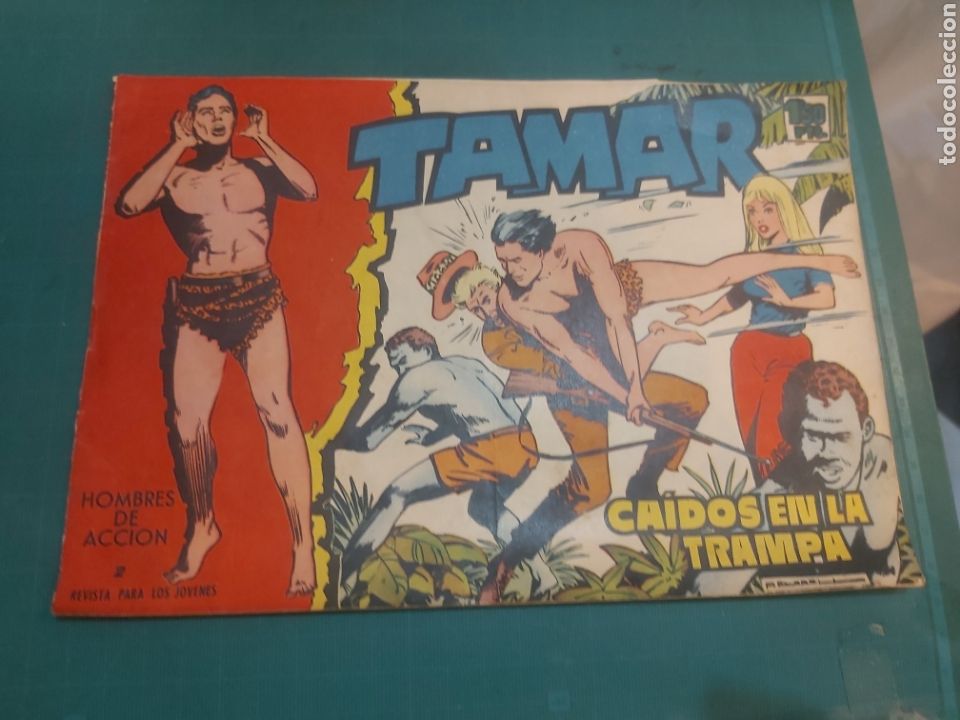 Tebeos: Tamar ca&iacute;dos en la trampa n&uacute;mero 2 ediciones toray 1961 - Foto 1