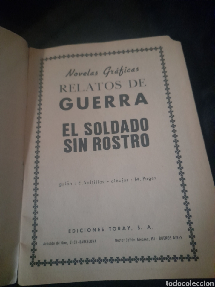 Tebeos: Relatos de guerra, El hombre sin rostro de 1970 - Foto 2