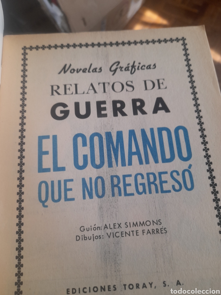 Tebeos: C&oacute;mic, Relatos de Guerra, El Comando que no Regres&oacute;, de 1968 - Foto 3