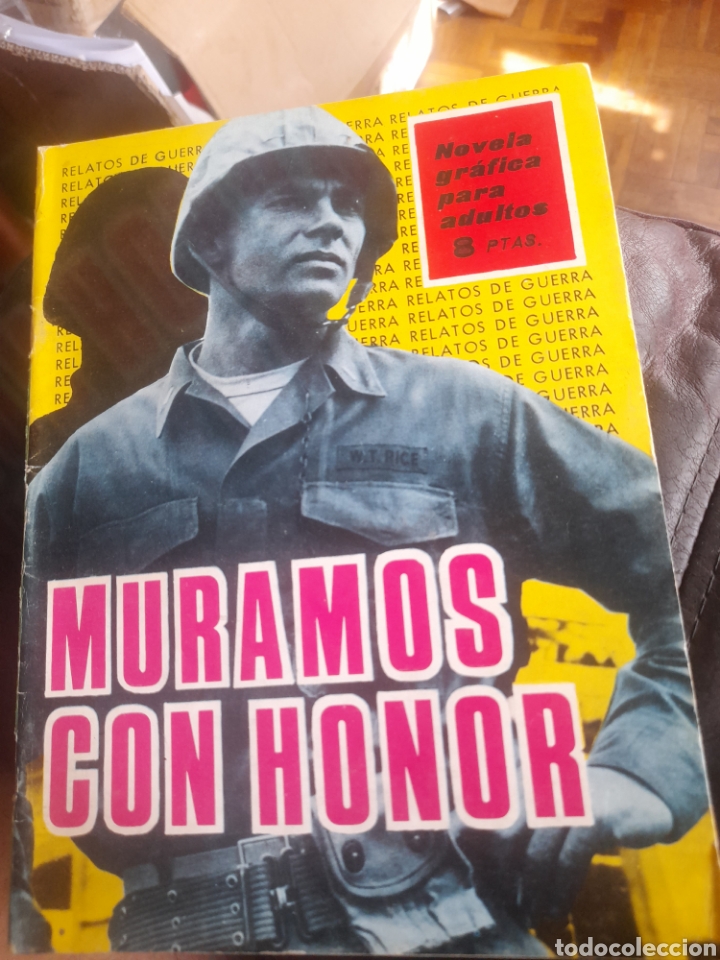Tebeos: C&oacute;mic, Relatos de Guerra, Muramos con Honor de 1966 - Foto 1