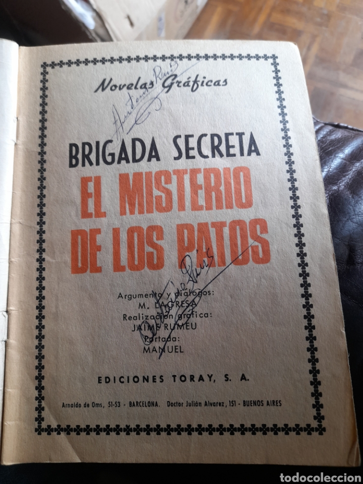 Tebeos: C&oacute;mic Brigada Secreta, N 185 de 1966 - Foto 2
