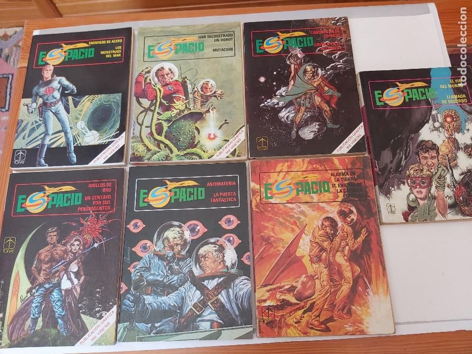 Tebeos: Archivo * ESPACIO * COMPLETA 8 TOMOS * EDICIONES TORAY 1982 (REEDICI&Oacute;N ROBOT 76)* - Foto 3