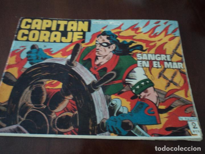 Tebeos: CAPIT&Aacute;N CORAJE -sangre en el mar - TORAY - ORIGINAL, 1958 - Foto 1