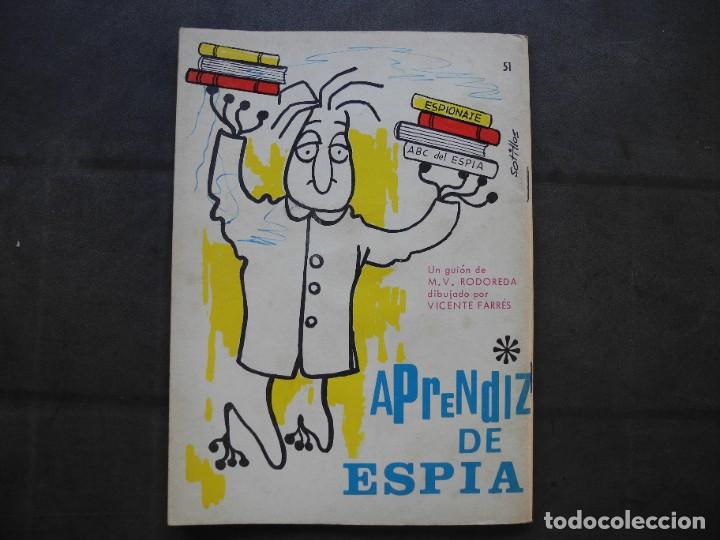 Tebeos: Operaci&oacute;n corbata. Espionaje. Ed. Toray n. 51. Alex Simmons y A. Borrell. - Foto 2