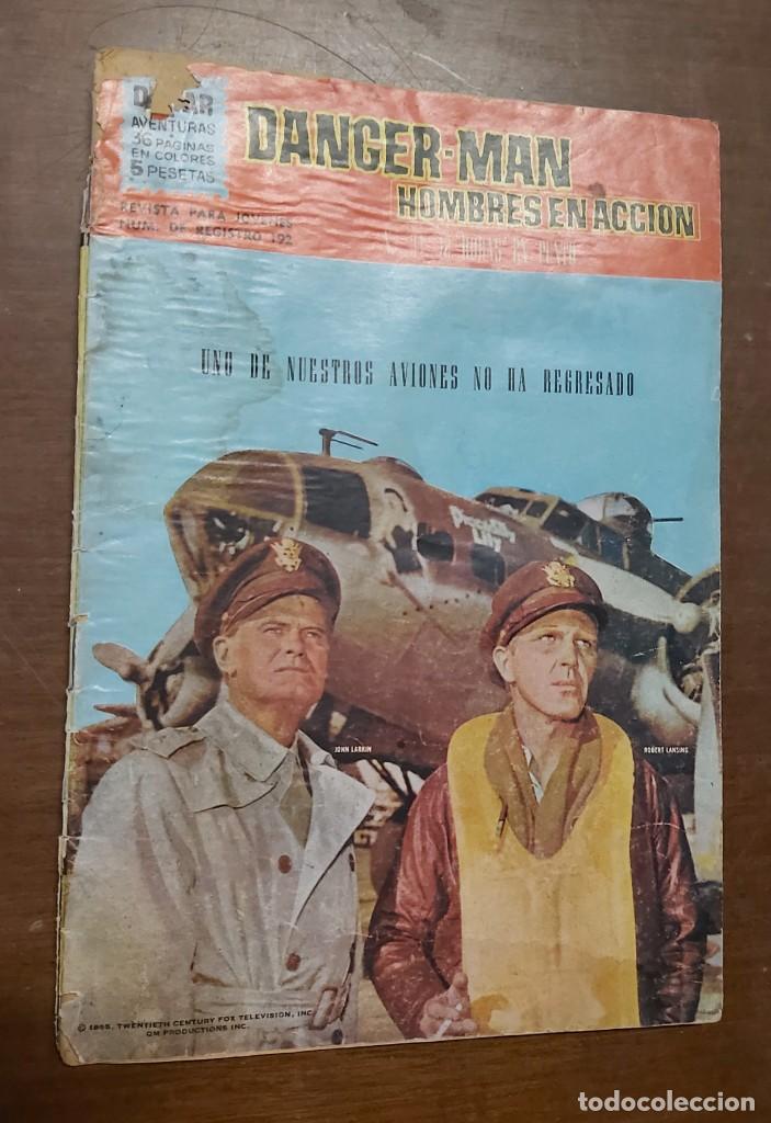Tebeos: Tebeo / c&oacute;mic Danger-man, hombres en acci&oacute;n, n&ordm; 192 - Foto 1