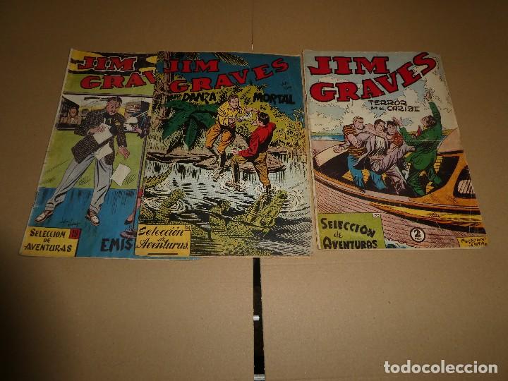 Tebeos: lote de jim graves n&ordm; 19,24,35 de ediciones toray - Foto 1