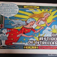 Tebeos: GRACIELA (1956, TORAY) 250 · 7-IV-1961 · EL VESTIDO DE ESTRELLAS. Lote 358248510