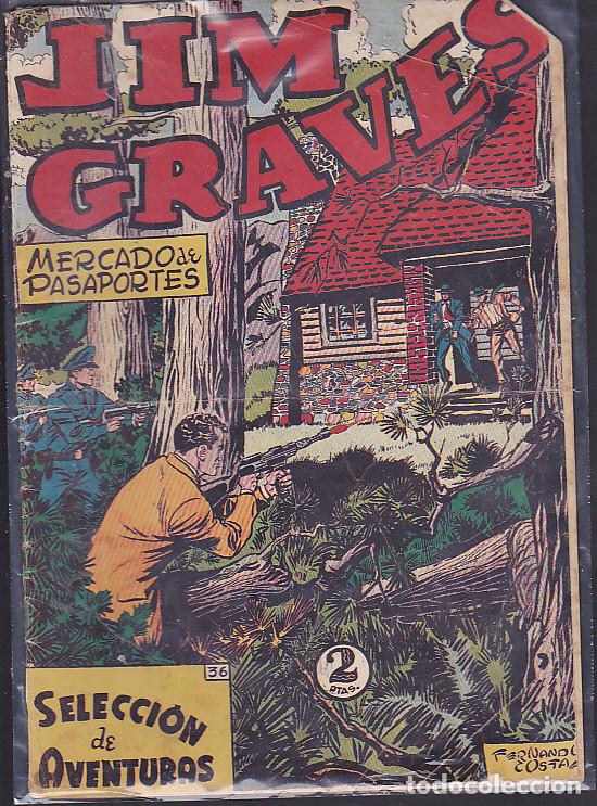 Tebeos: COMIC COLECCION JIM GRAVES N&ordm; 36 - Foto 1
