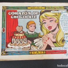 Tebeos: GRACIELA (1956, TORAY) 227 · 28-X-1960 · CORAZÓN DE CHOCOLATE. Lote 359224445